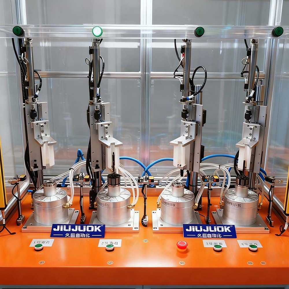 Máy s?c t? 4 v? trí c?a Jiuju: Nang cao hi?u qu? s?n xu?t ??ng c? xe m?i...